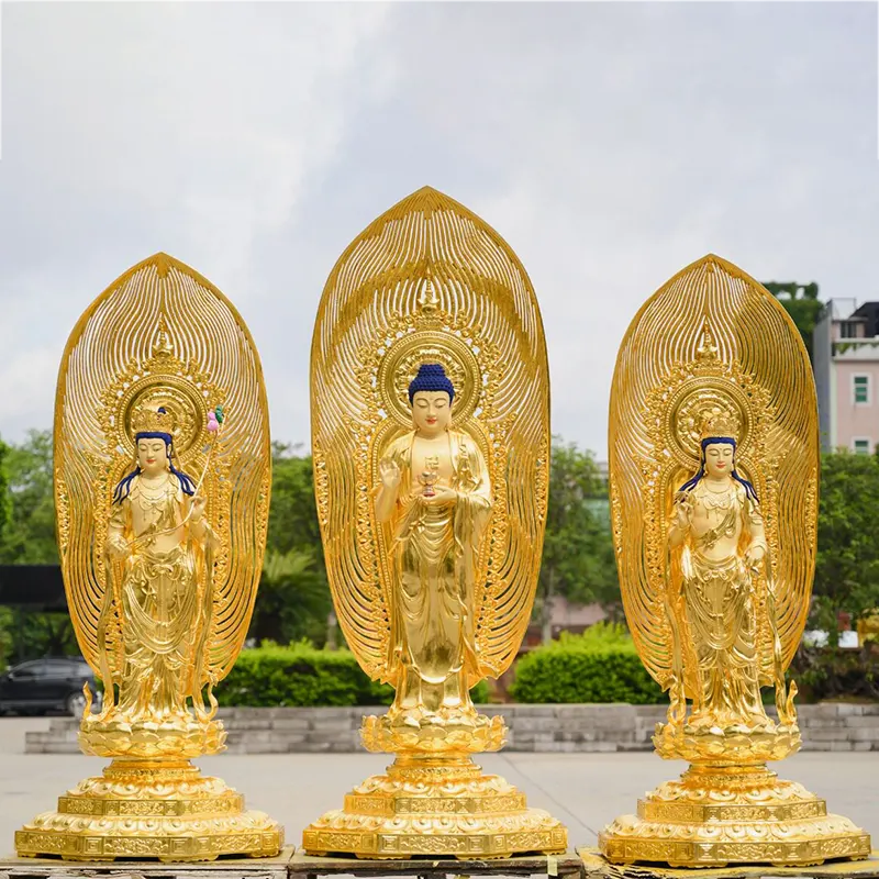 180CM Taiwan Pure Copper Guanyin Bodhisattva Buddha Statue