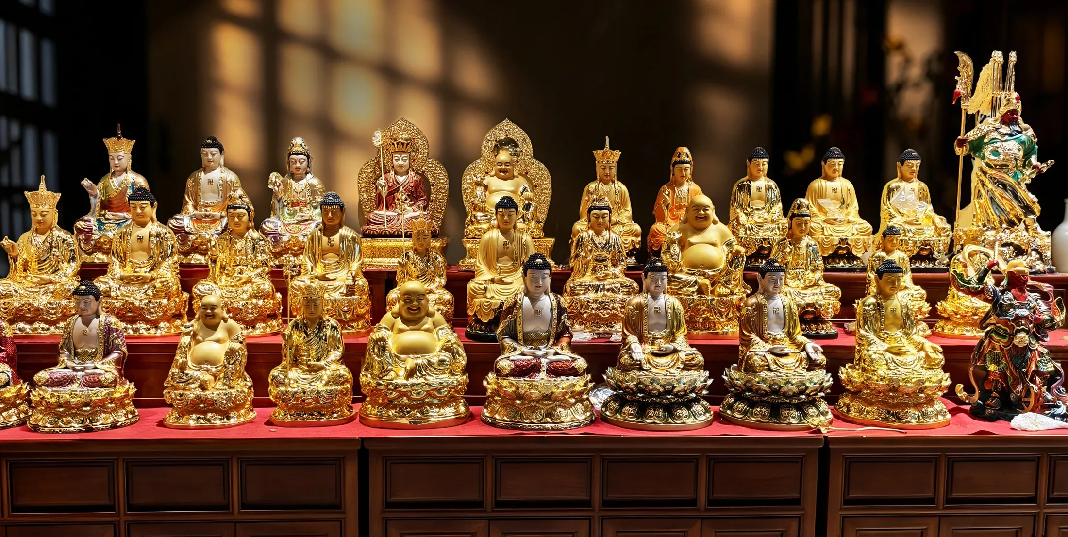 Tilpasset messing Buddha Statue Factory i Kina