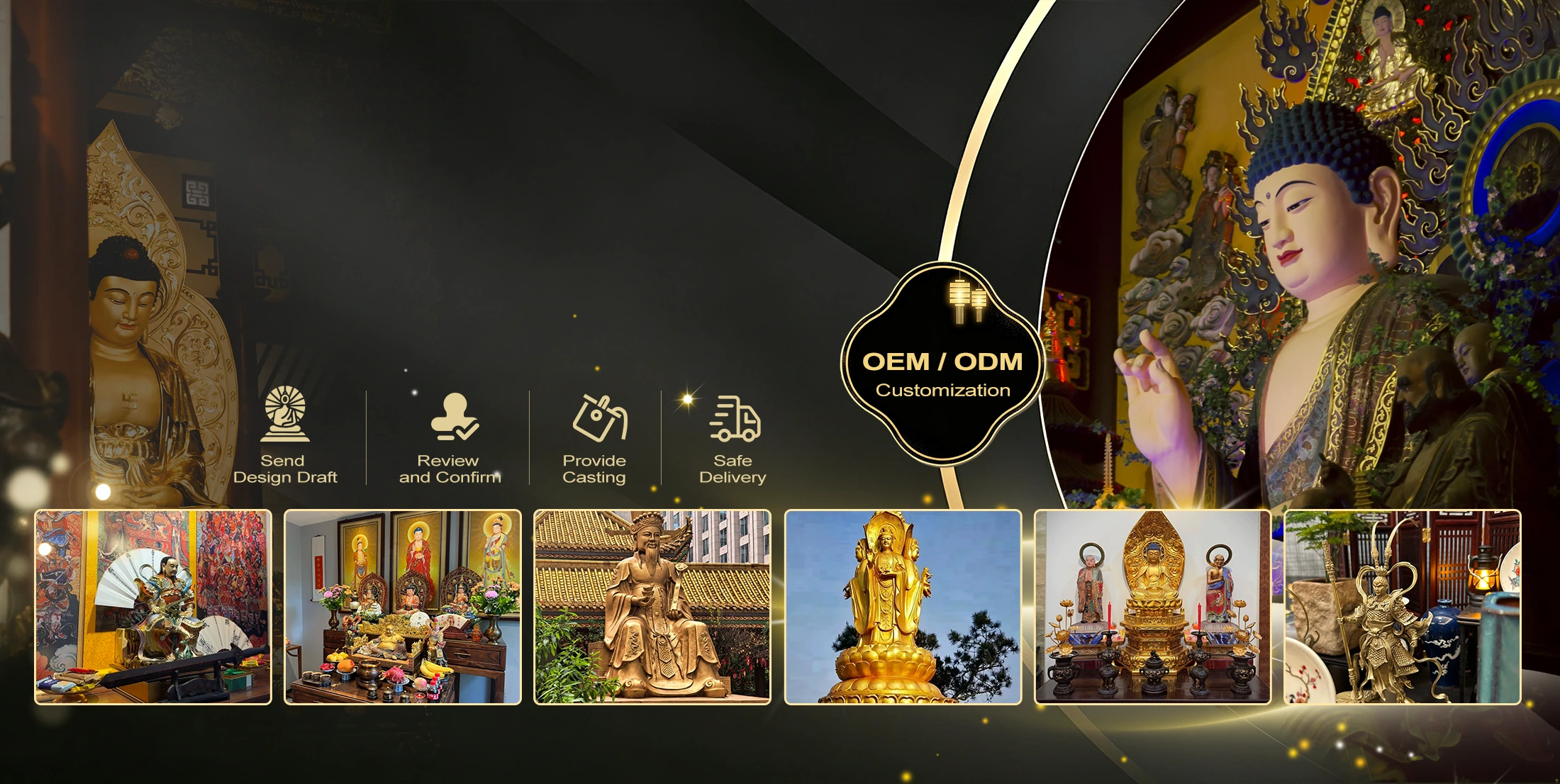 Kina High-End guddomsstatuer producent