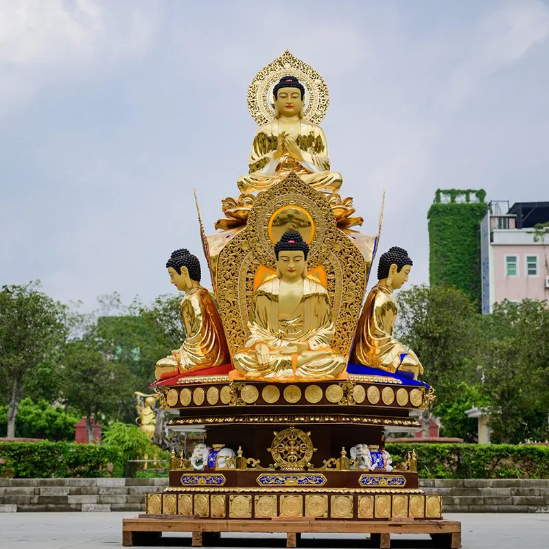 360CM Pure Copper Prajnaparamita Buddha Avalokitesvara Statue