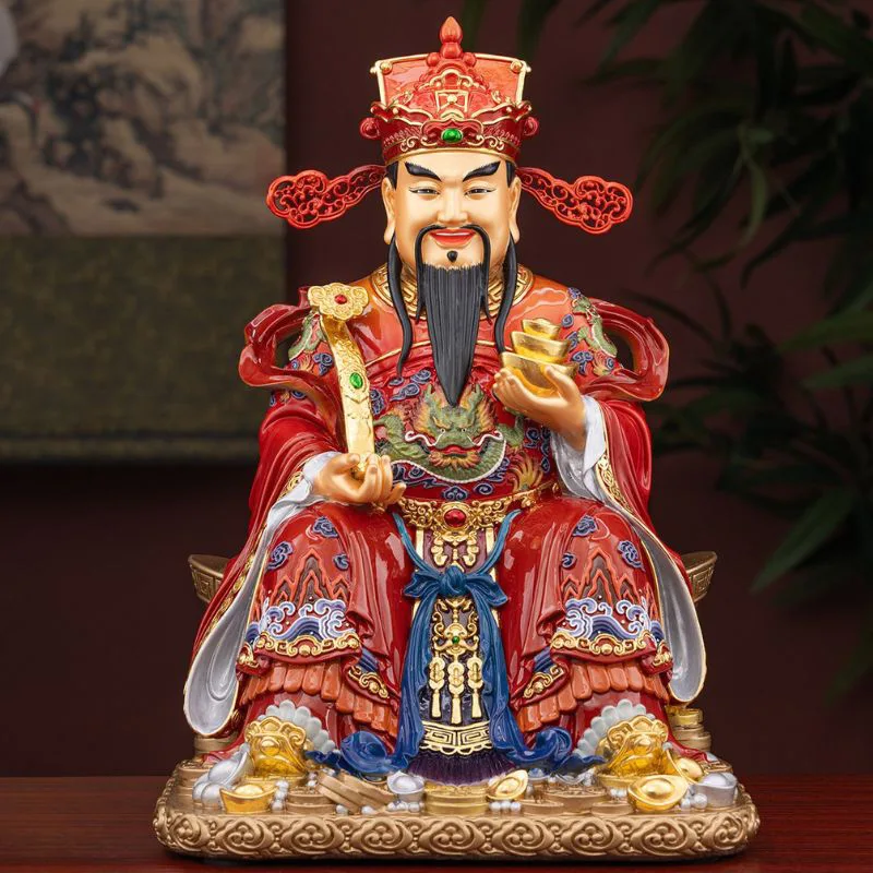 Ruyi Ingot Sitting Bi Gan Brass God of Wealth