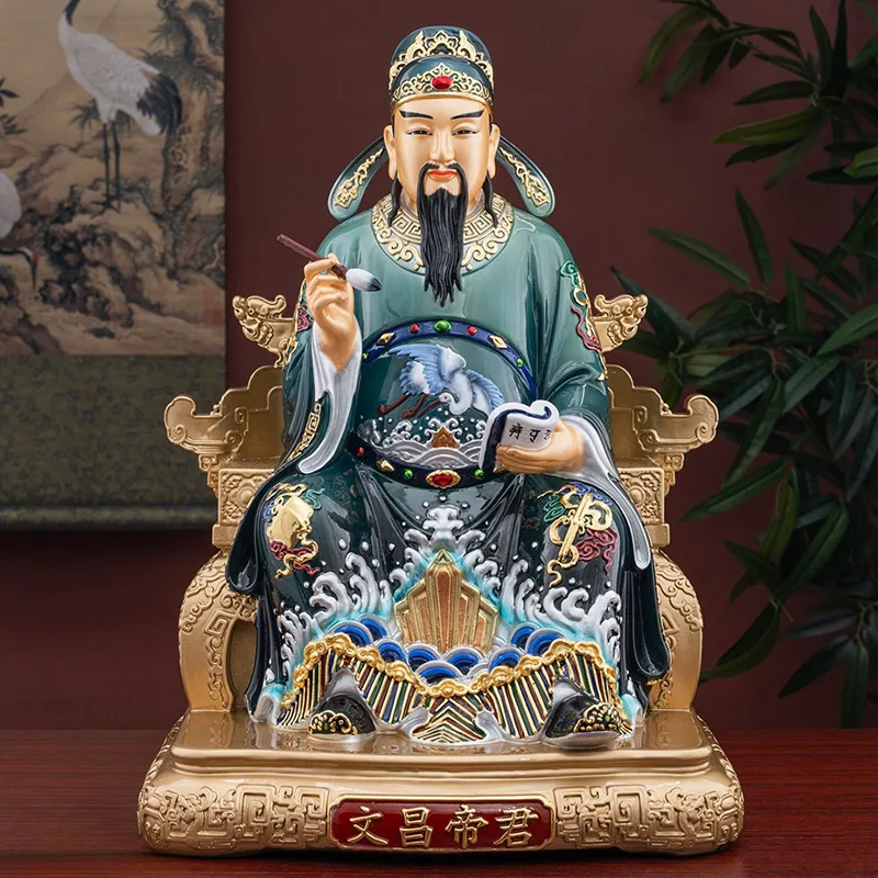 Studer Shrine Scholar Velsignelse Bronze Wenchang Dijun